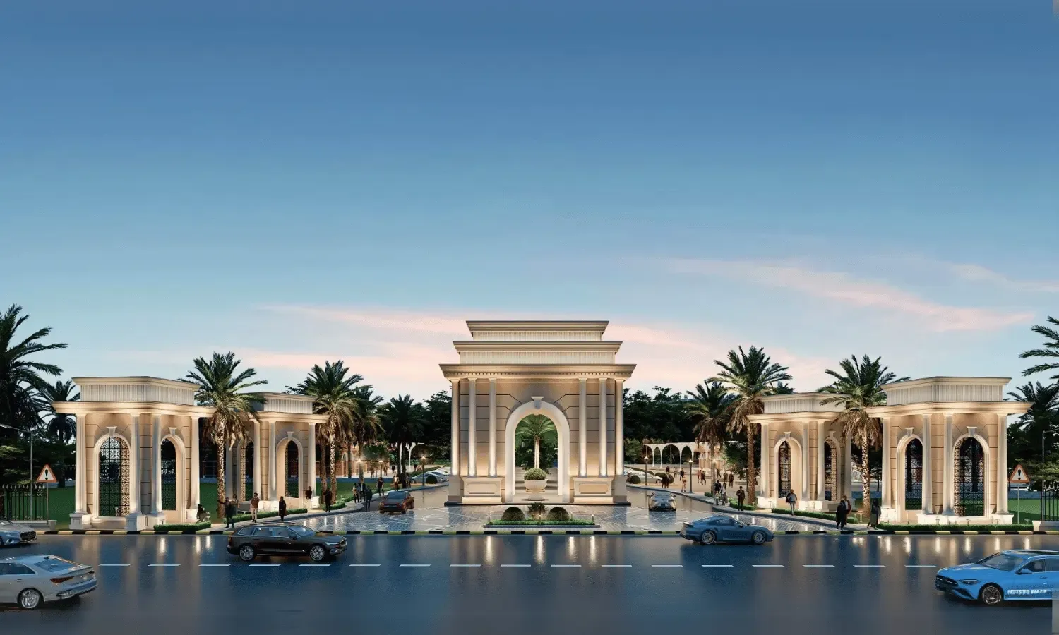 sky om city plots in lucknow